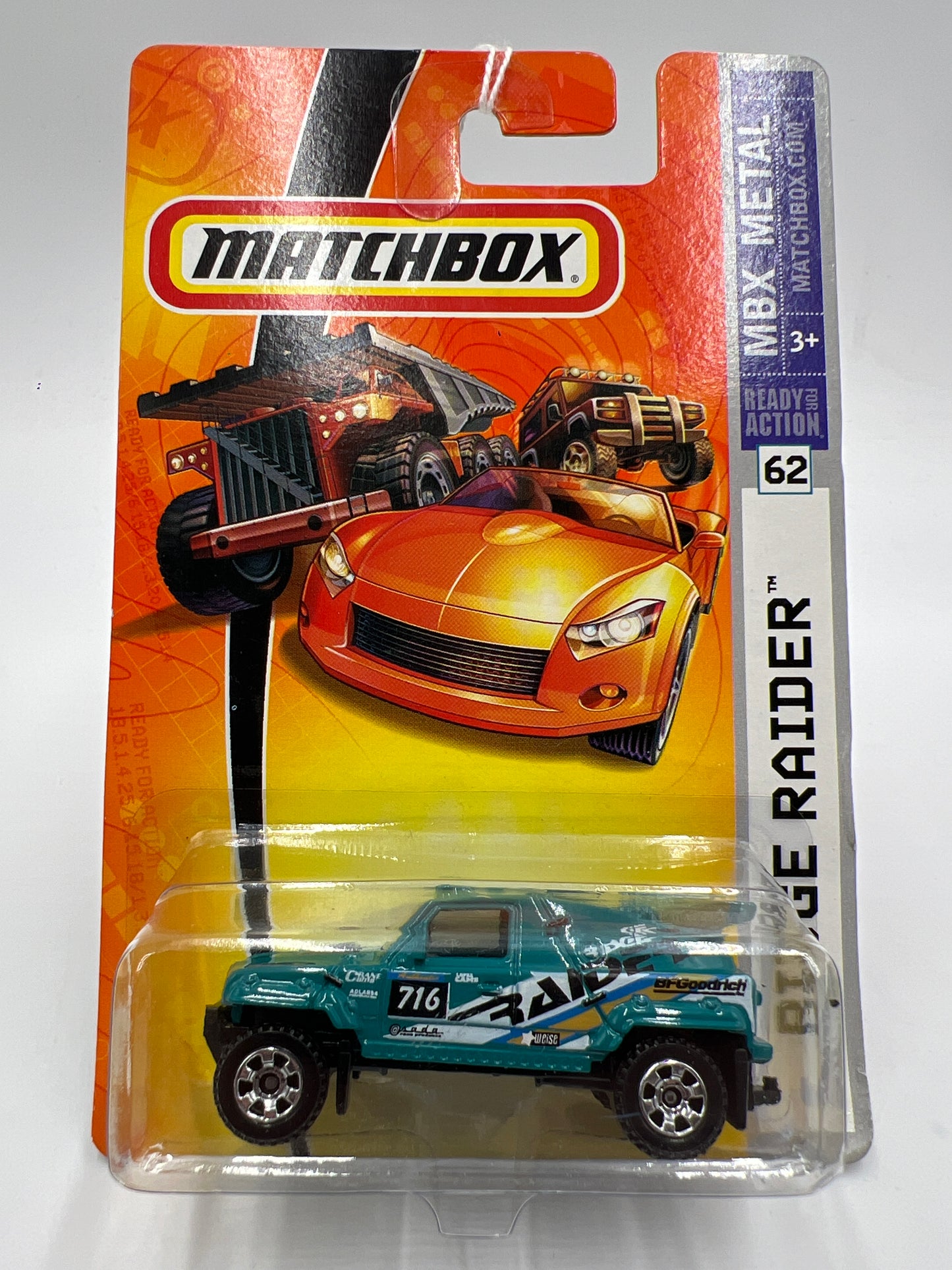 Matchbox MBX Metal #62 Ridge Raider Blue 216H