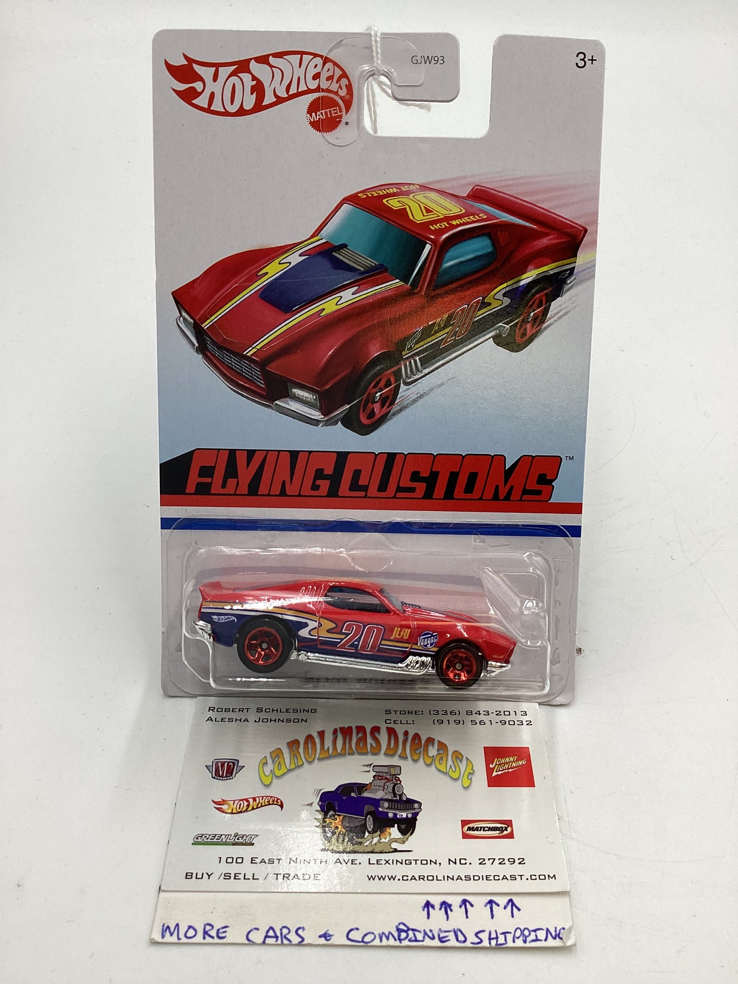 Hot Wheels Target Exclusive Flying Customs Blvd. Bruiser Red 156P