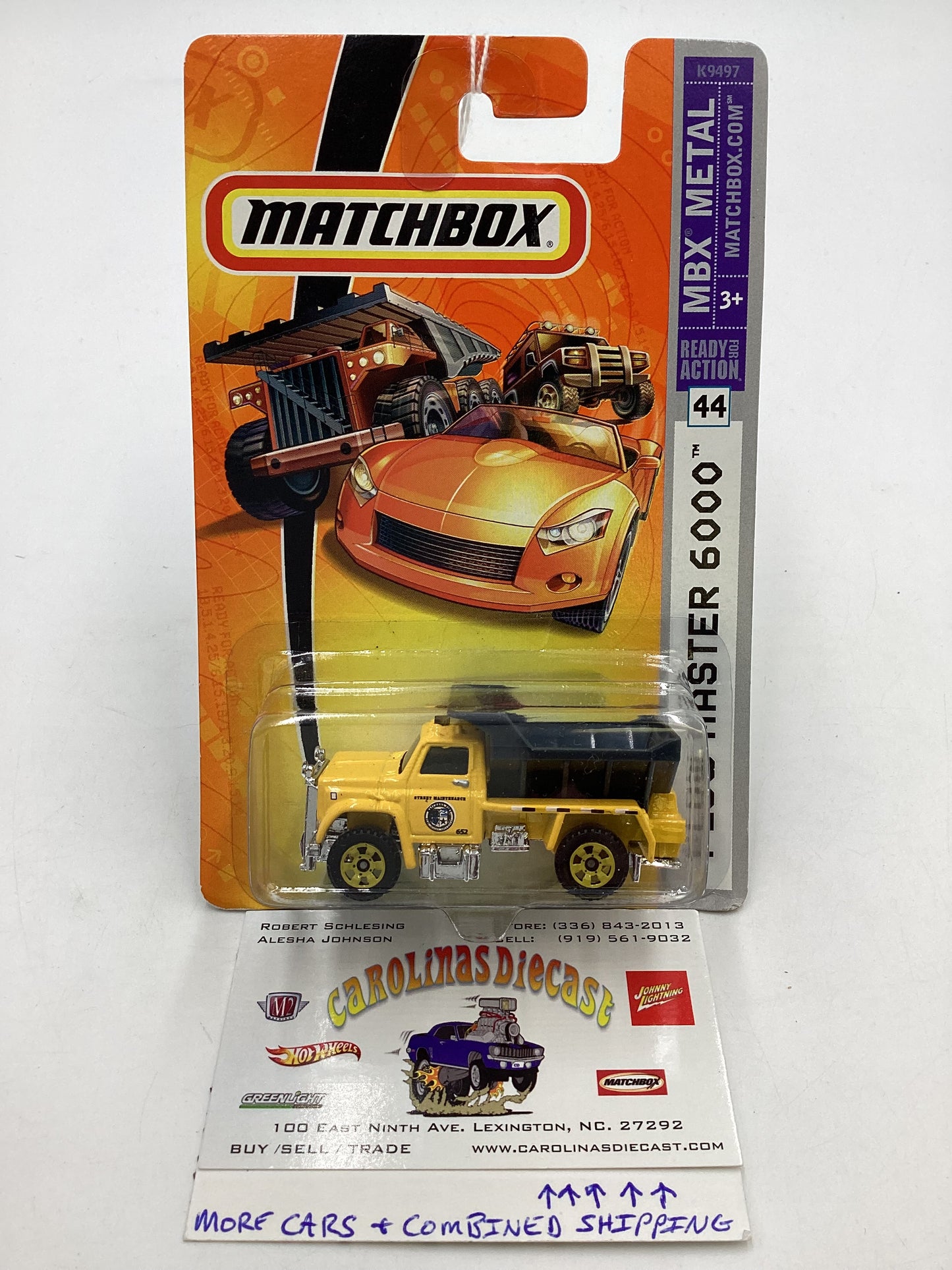 Matchbox #44 MBX Metal Plow Master 6000 206H