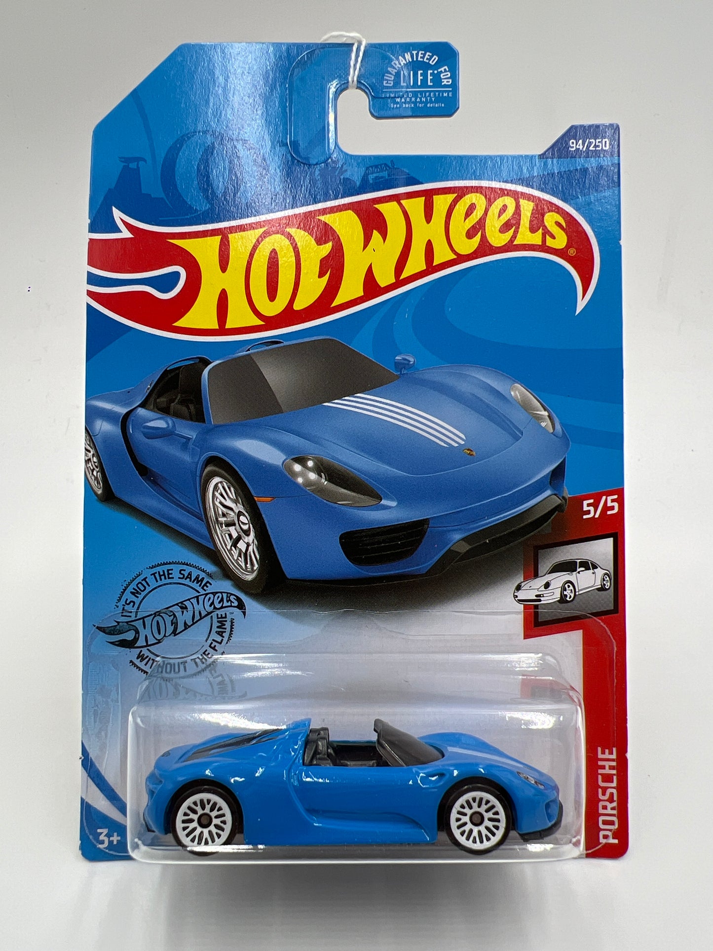 2020 Hot Wheels Porsche #94 Porsche 918 Spyder Blue