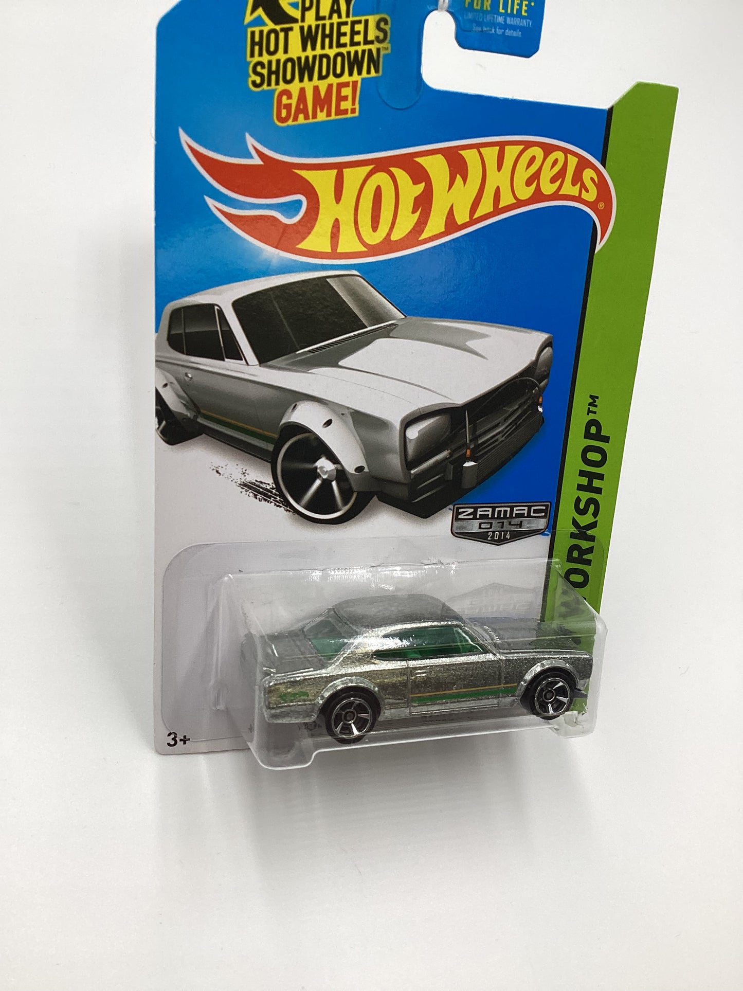 2014 Hot Wheels Zamac 014 #225 Nissan Skyline H/T 2000GT-X Non Roll Cage Vein on Back 145A