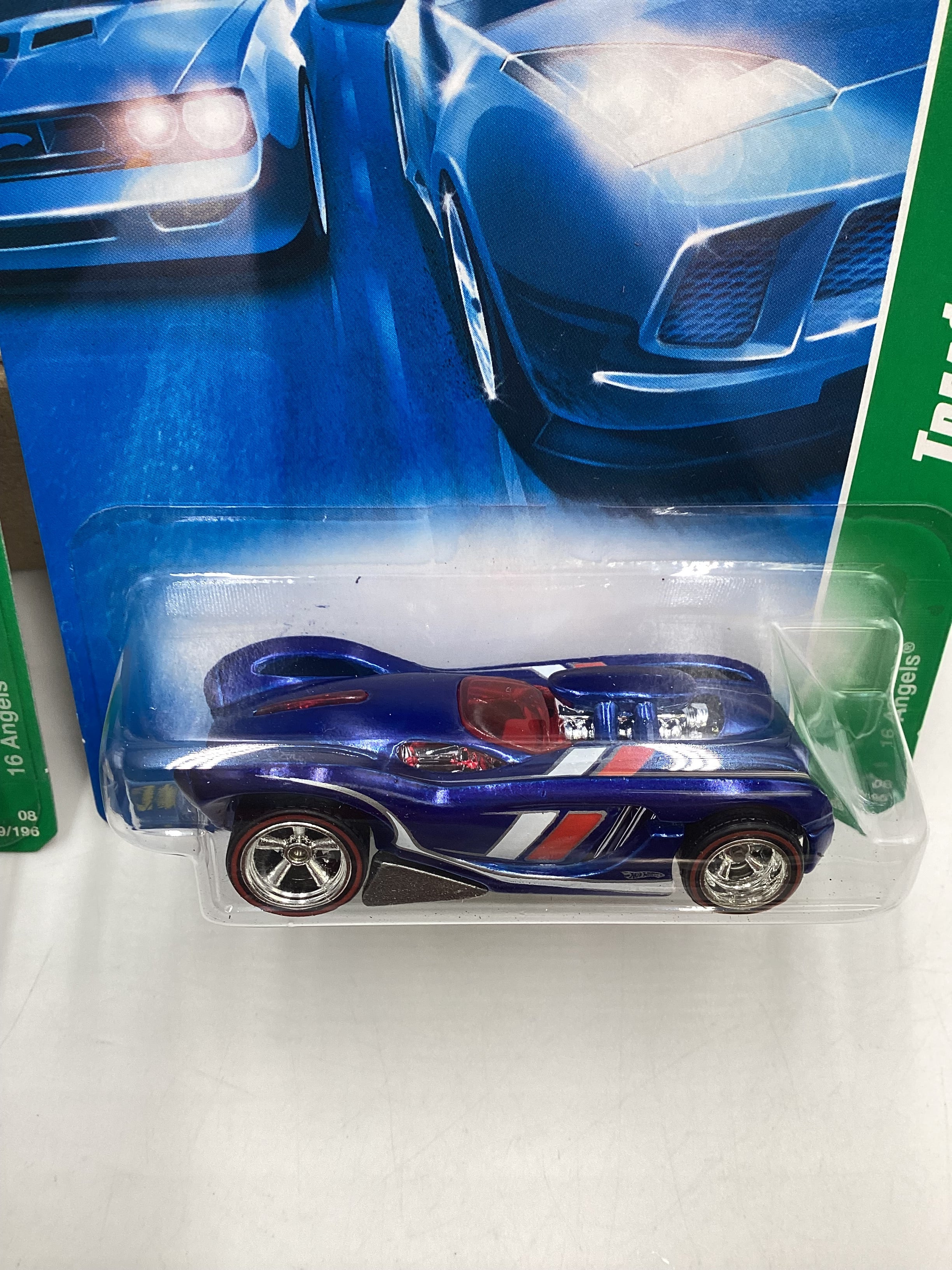 2008 Hot Wheels Super Treasure Hunt + Treasure Hunt 16 Angels Blue