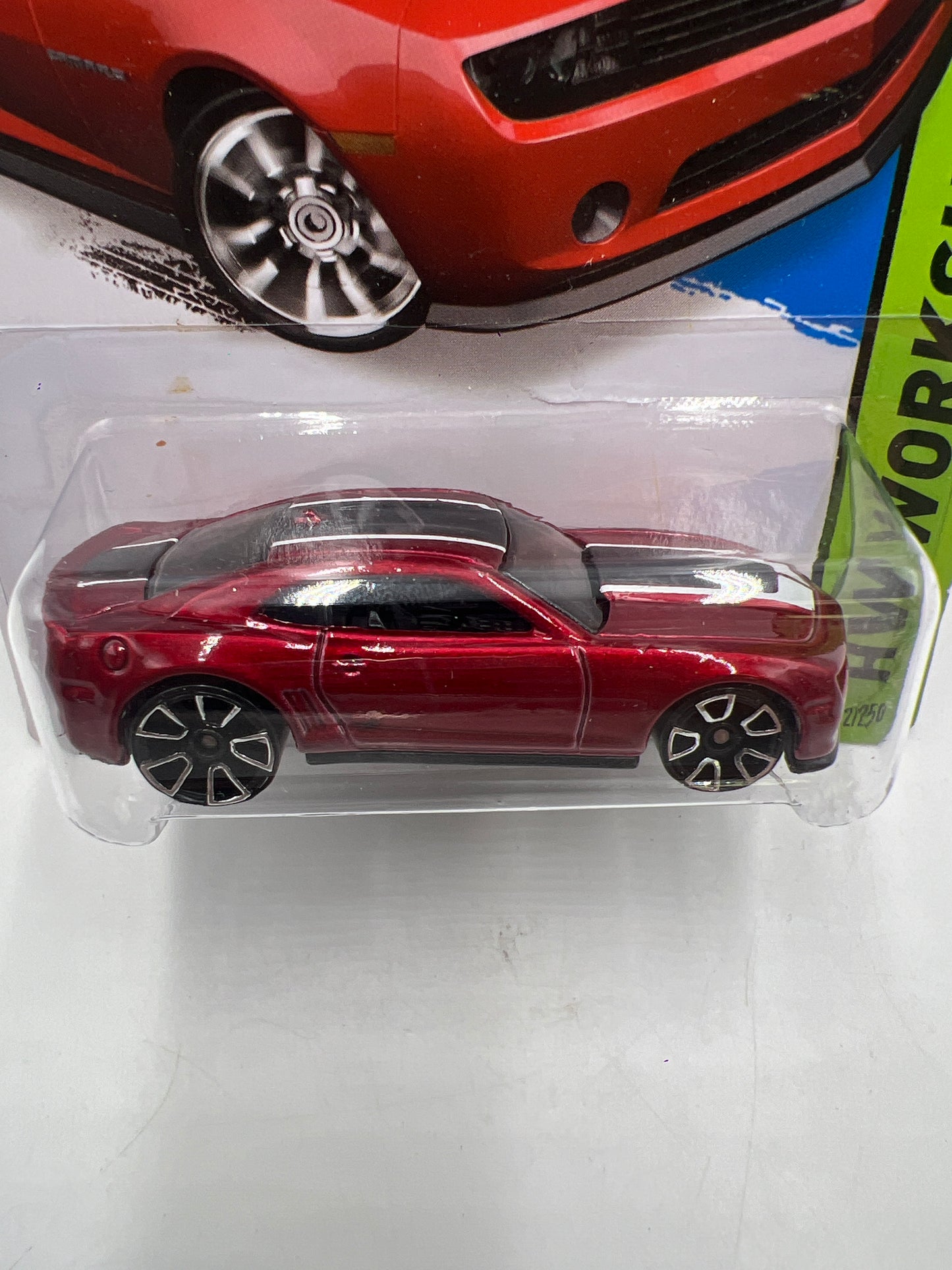 2014 Hot Wheels Workshop #202 2013 Hot Wheels Chevy Camaro Special Edition Red 13E