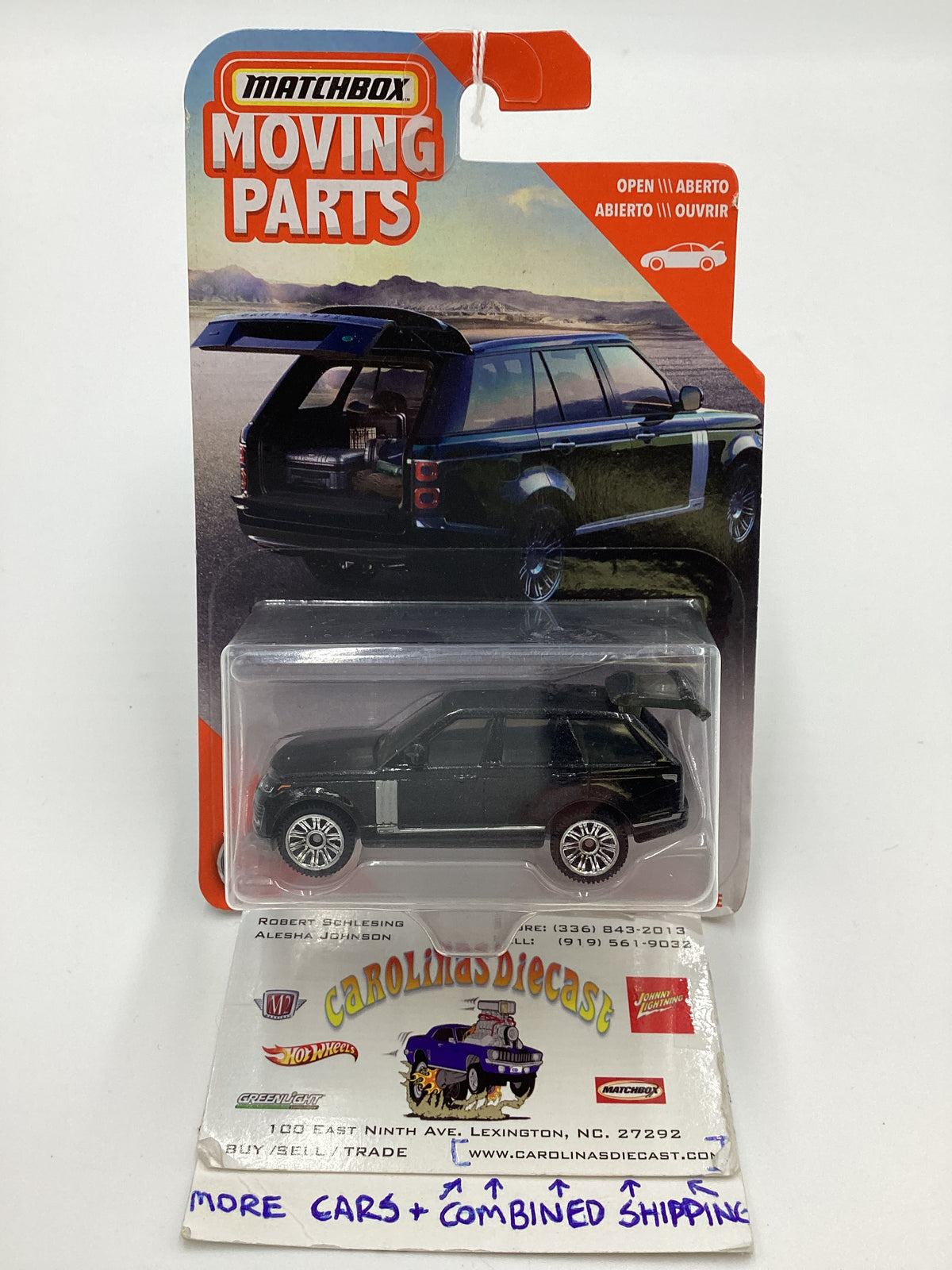 Voiture Miniature Matchbox Land Rover Vogue SE 2018 – édition Moving Parts, échelle 1/64, Neuf Sous Boîte