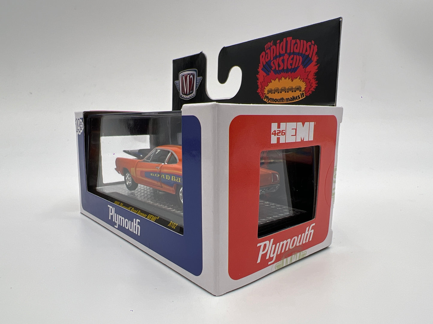 2025 M2 Machines 1969 Plymouth Road Runner Hemi Orange R102