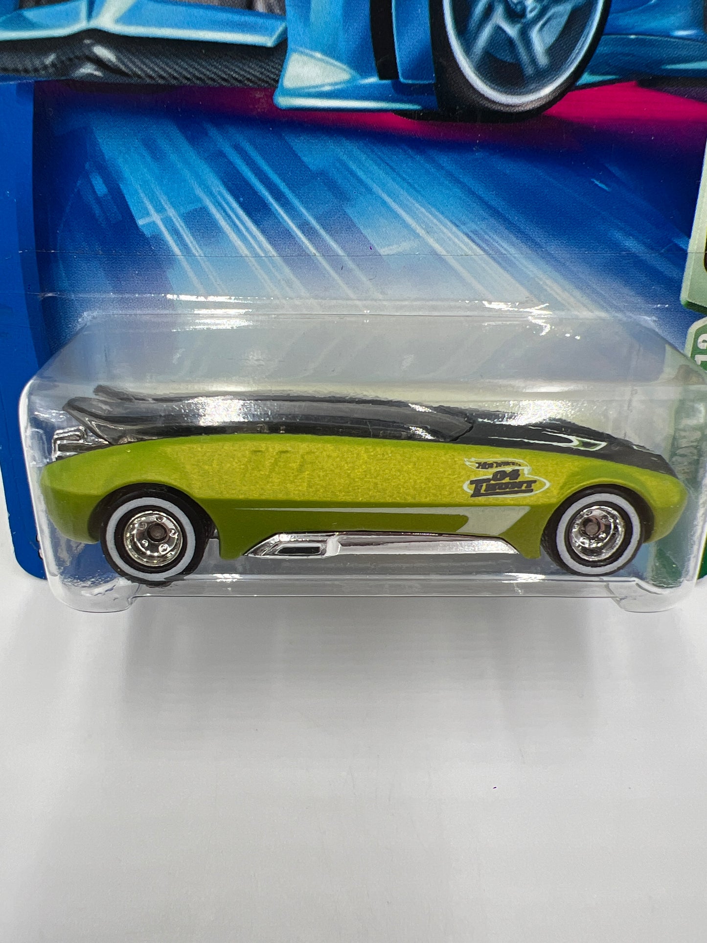 2004 Hot Wheels Treasure Hunt #109 Whip Creamer II Green W/Real Riders 273E