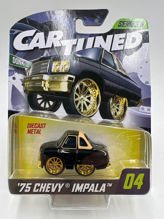 MGA Car Tuned Series 9 #4 75 Chevy Impala Donk Black 178D