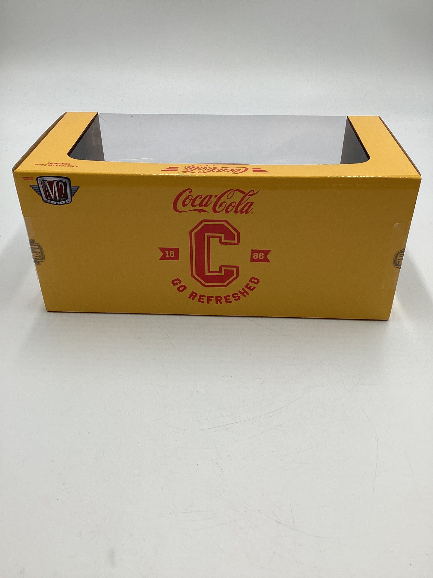 M2 Machines 1/24 Walmart Exclusive Coca Cola 1957 Chevrolet Bel Air Hardtop Yellow WMTS01 CHASE