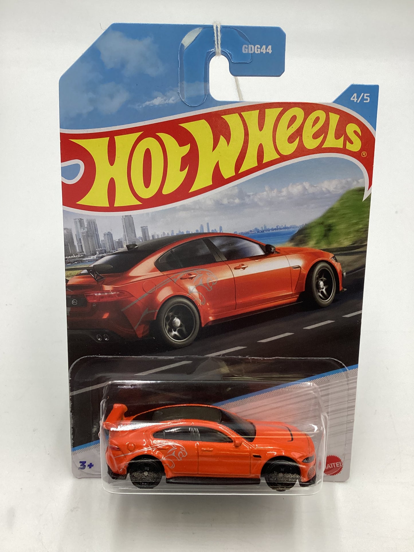 Hot Wheels Walmart Exclusive Luxury Sedans #4 Jaguar XE SV Project 8 Orange