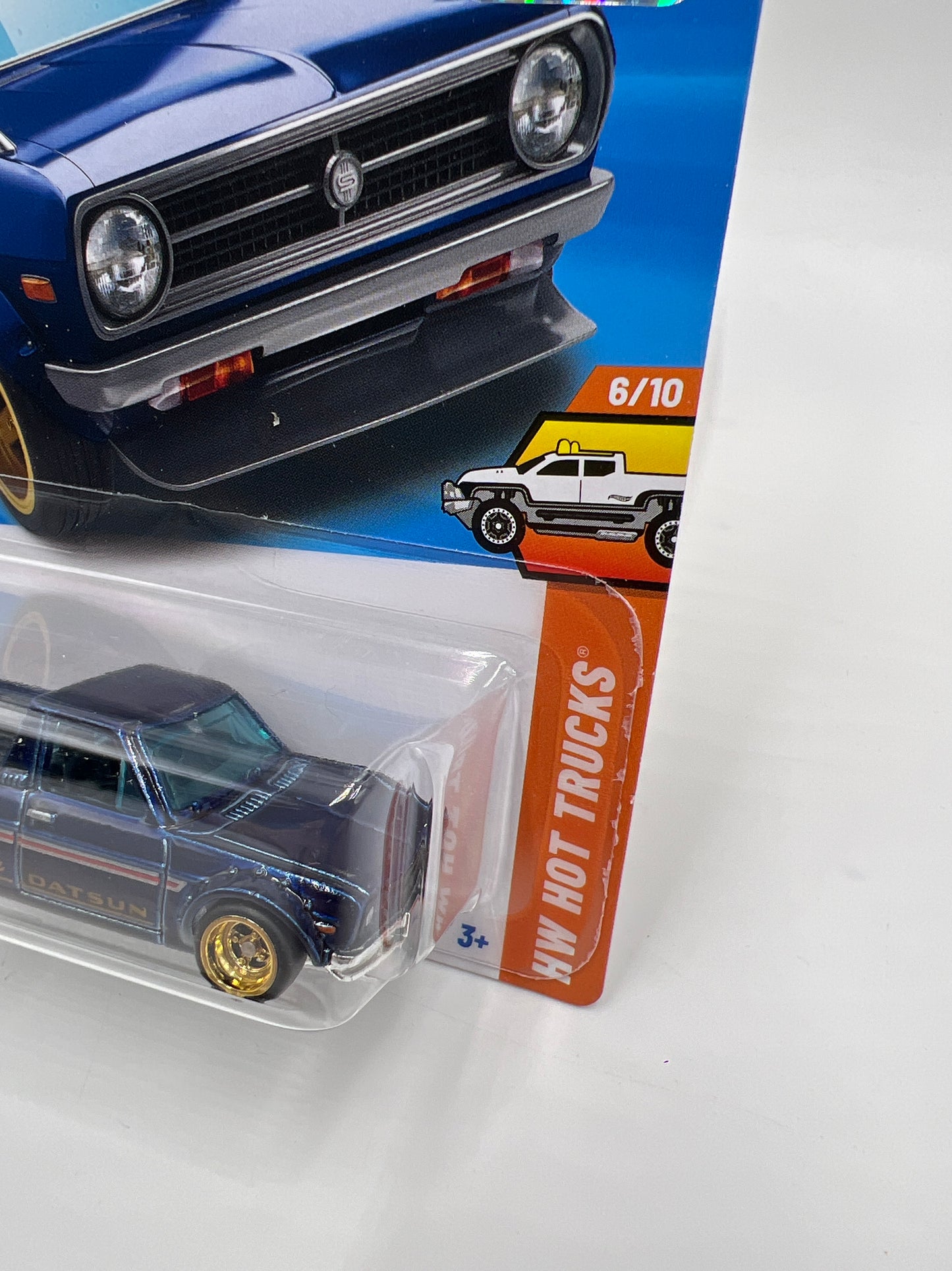 2025 Hot Wheels Factory Sealed Super Treasure Hunt #93 1975 Datsun Sunny Truck B120 Blue W/Protector