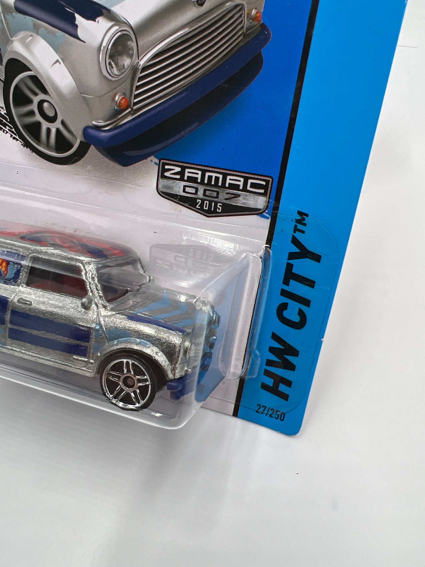2015 Hot Wheels Walmart Exclusive Zamac 7 #27 67 Austin Mini Van 145C