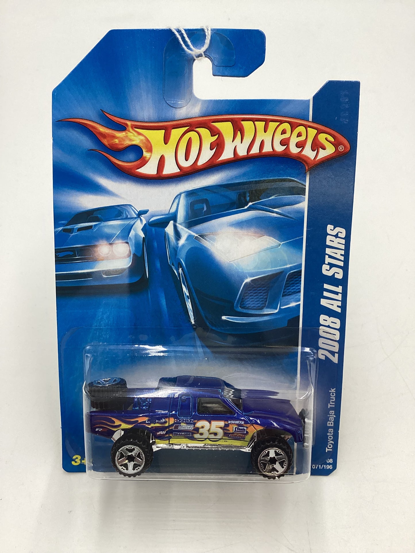 2008 Hot Wheels All Stars #71 Toyota Baja Truck Blue