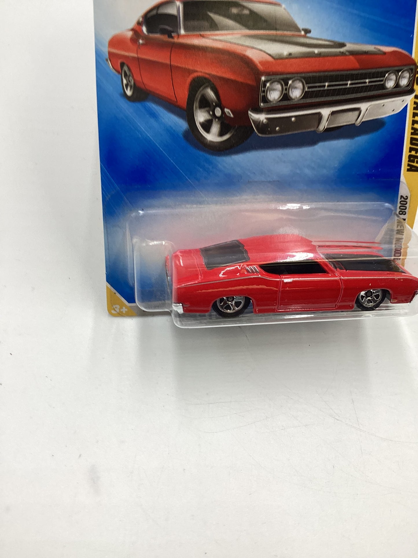 2008 Hot Wheels New Models #19 69 Ford Torino Talledega Red 27B