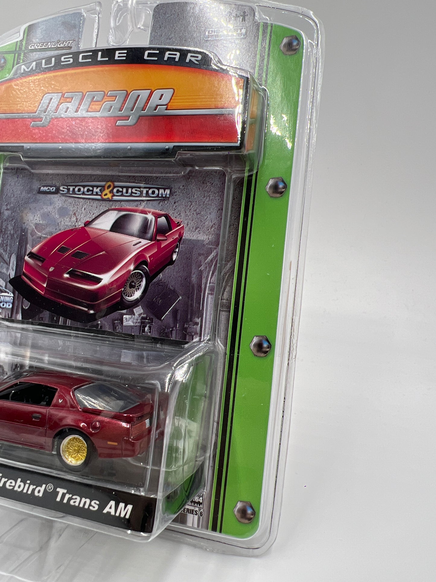 Greenlight Muscle Car Garage Series 6 1989 Pontiac Firebird Trans Am Red