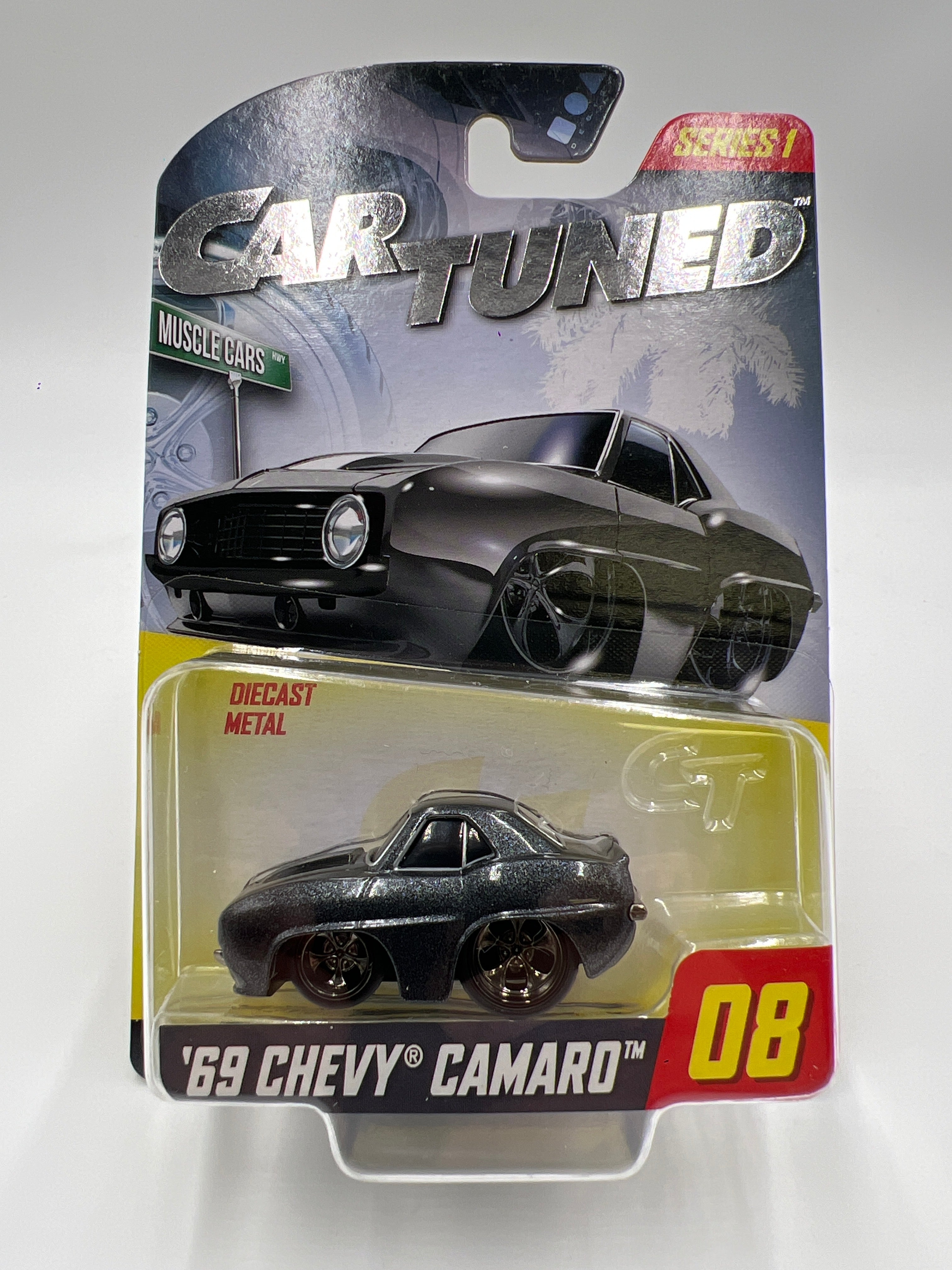 2024 Car Tuned Muscle Cars Series 1 #08 69 Chevy Camaro Black