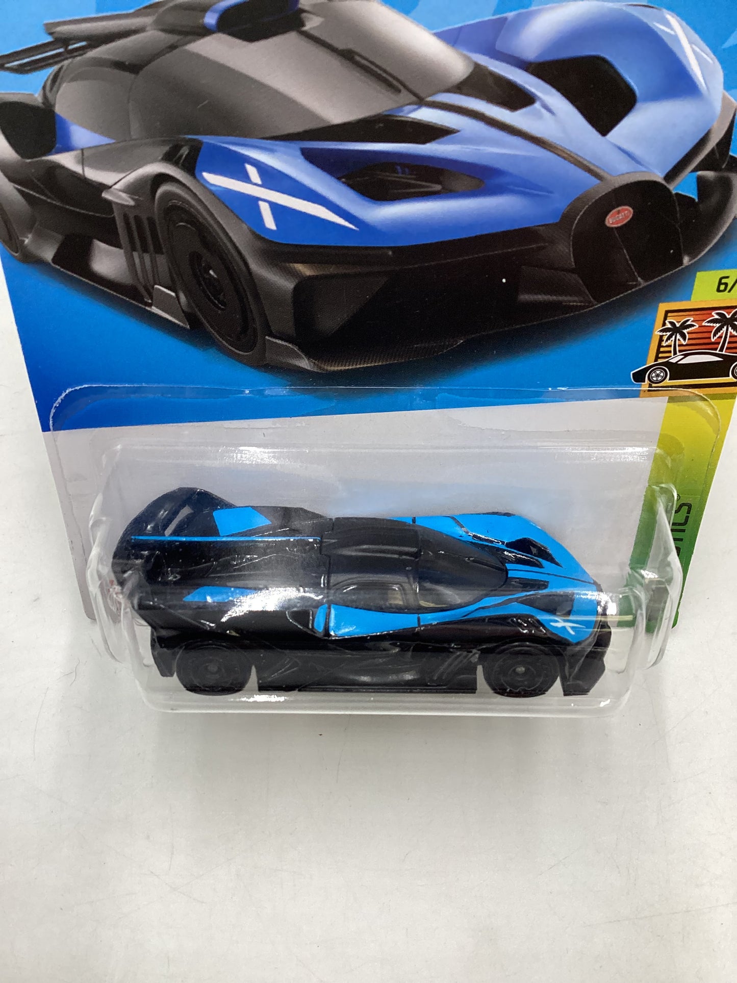 2023 Hot Wheels #213 Bugatti Bolide Blue 105H