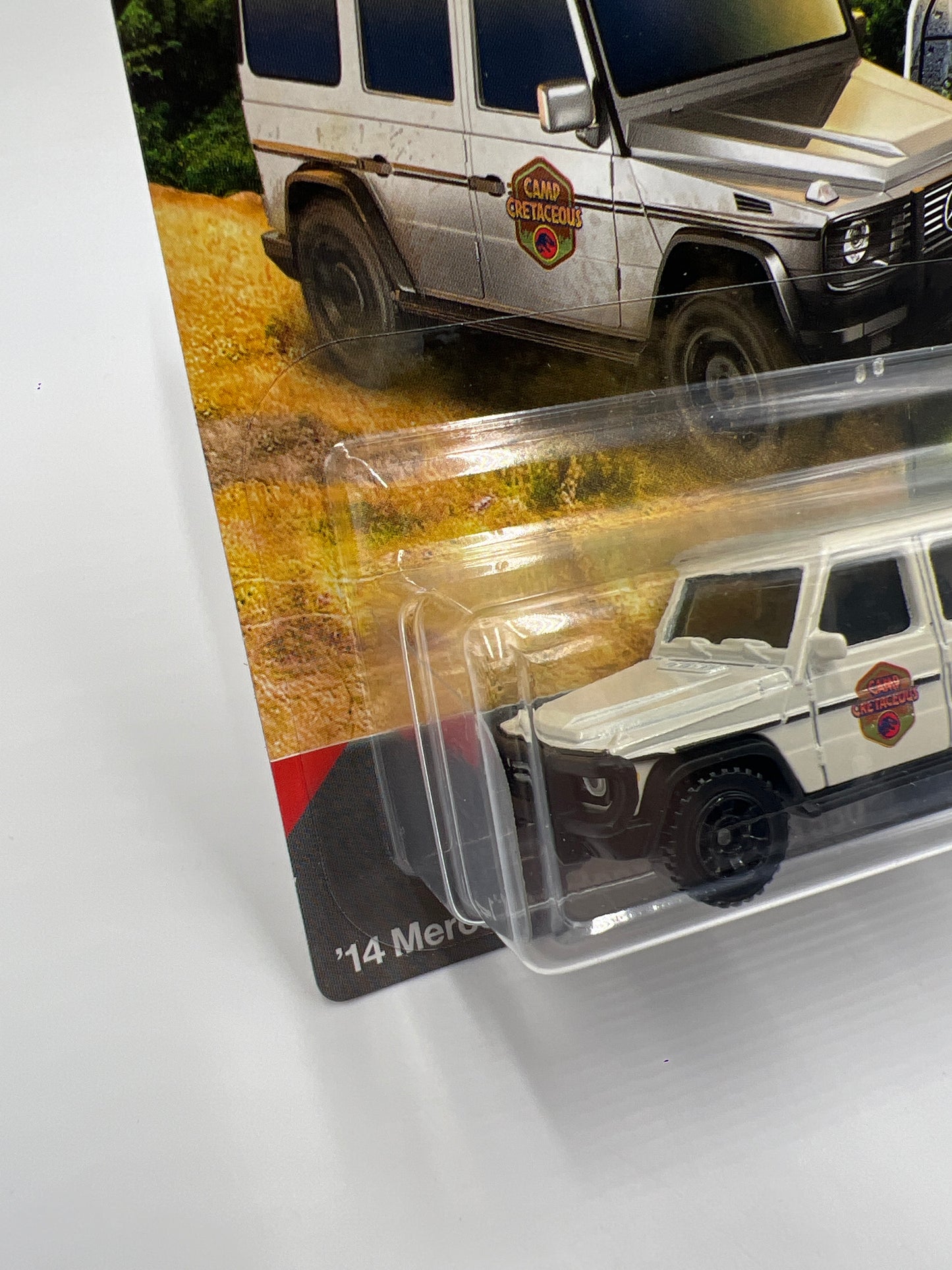 2025 Matchbox Jurassic World Rebirth 14 Mercedes-Benz G-Class G 550 White 161E