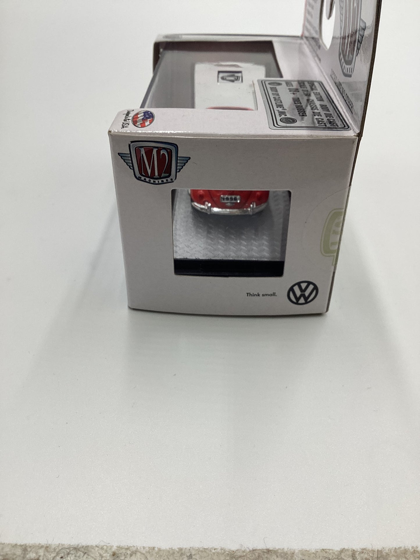 M2 Machines 2014 ATC Toy Shop Exclusive Premium Edition 1/492 1956 VW Beetle Deluxe European Model with protector