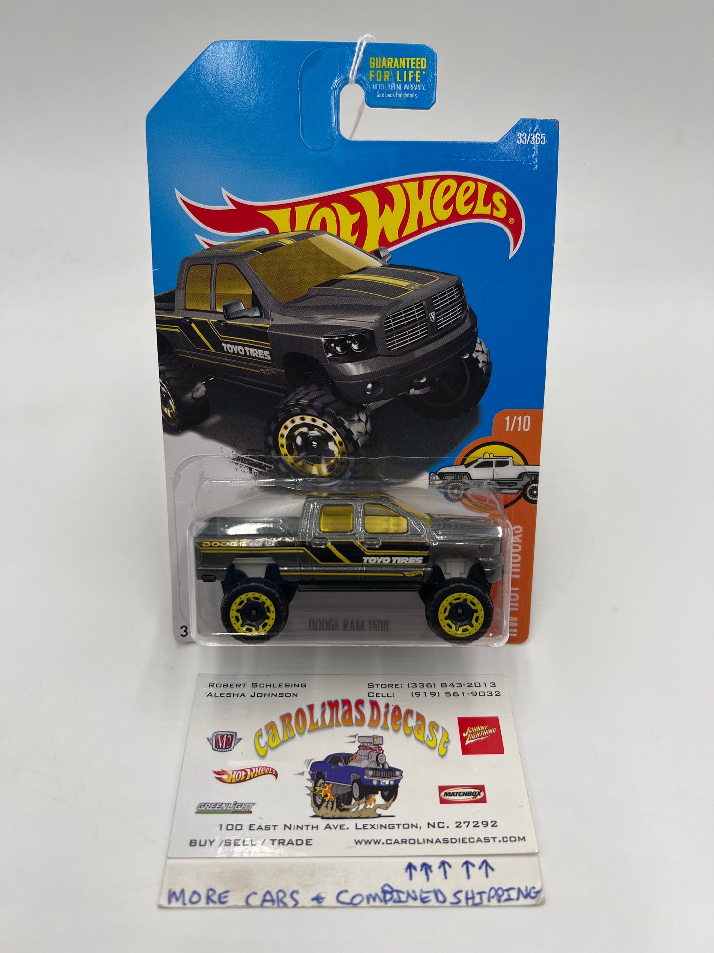 2017 Hot Wheels Hot Trucks #33 Dodge Ram 1500 Gray 38D
