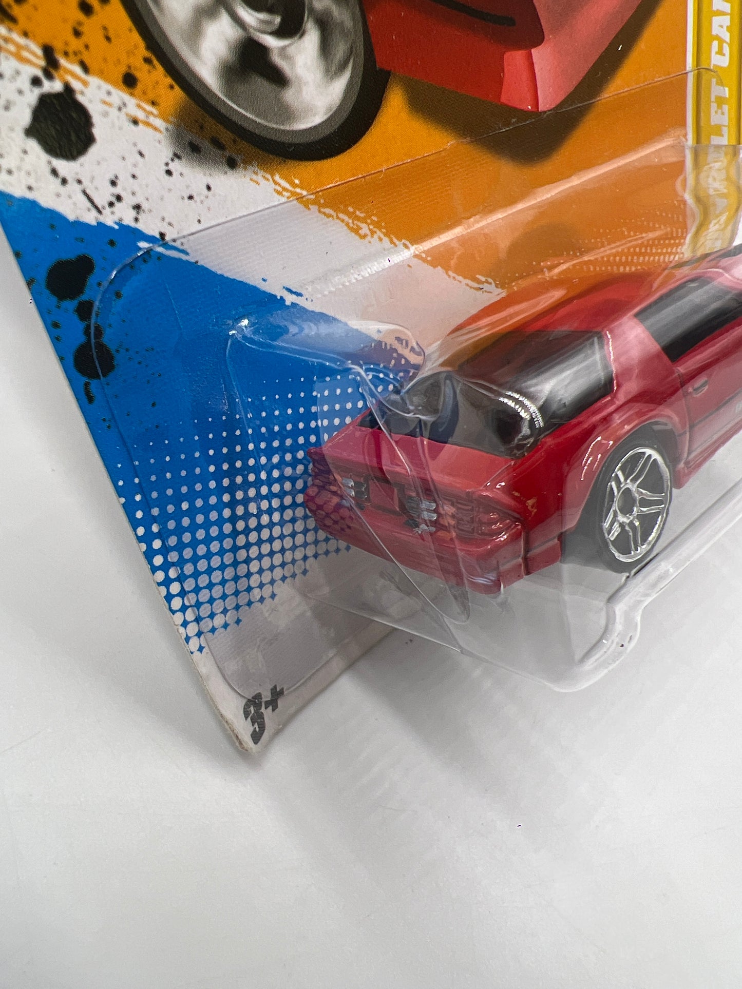 2012 Hot Wheels New Models #22 1985 Chevrolet Camaro IROC-Z Red *Bad Blister* 13B