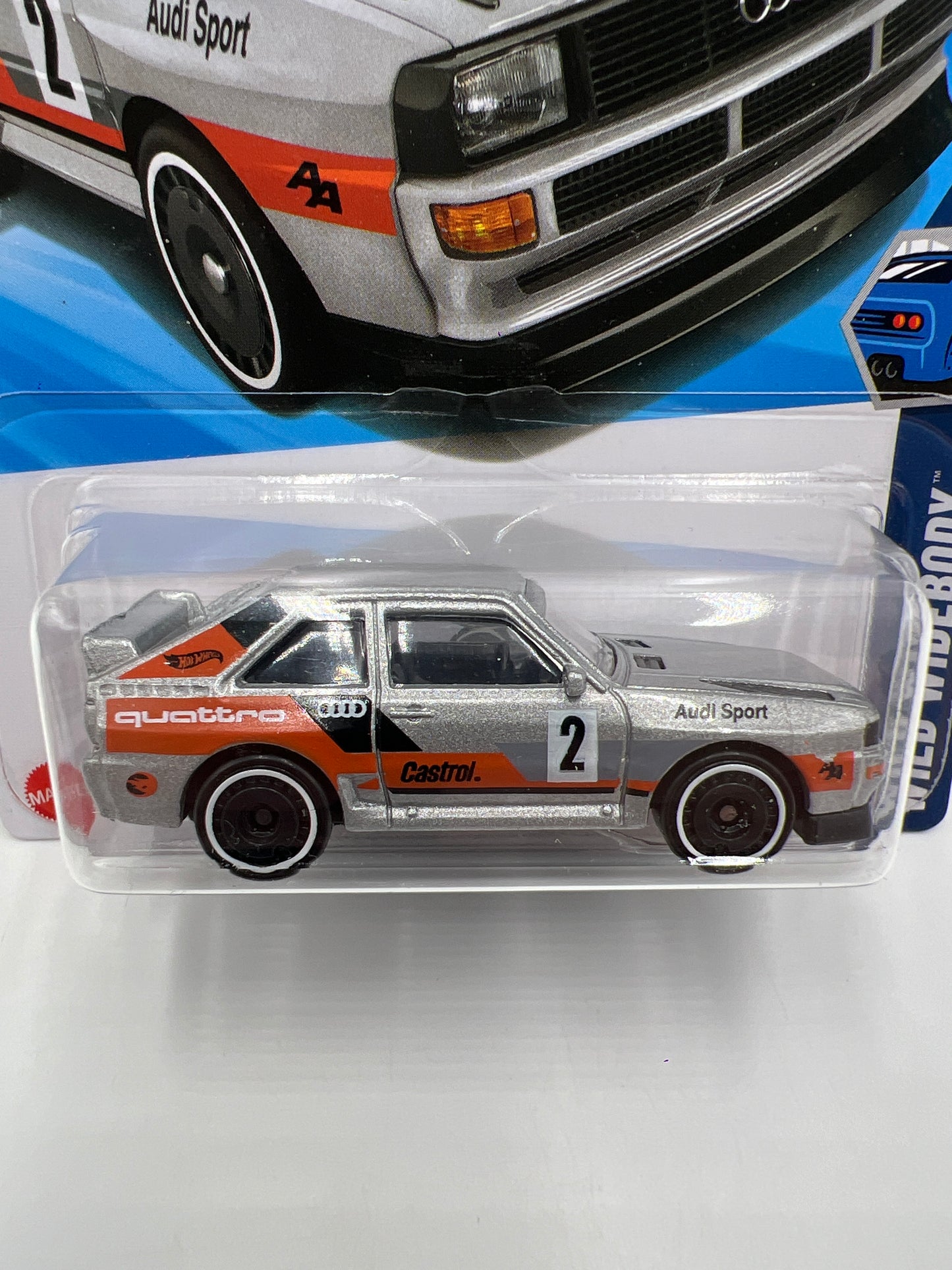2025 Hot Wheels P Case Treasure Hunt #246 84 Audi Sport Quattro Silver 274F