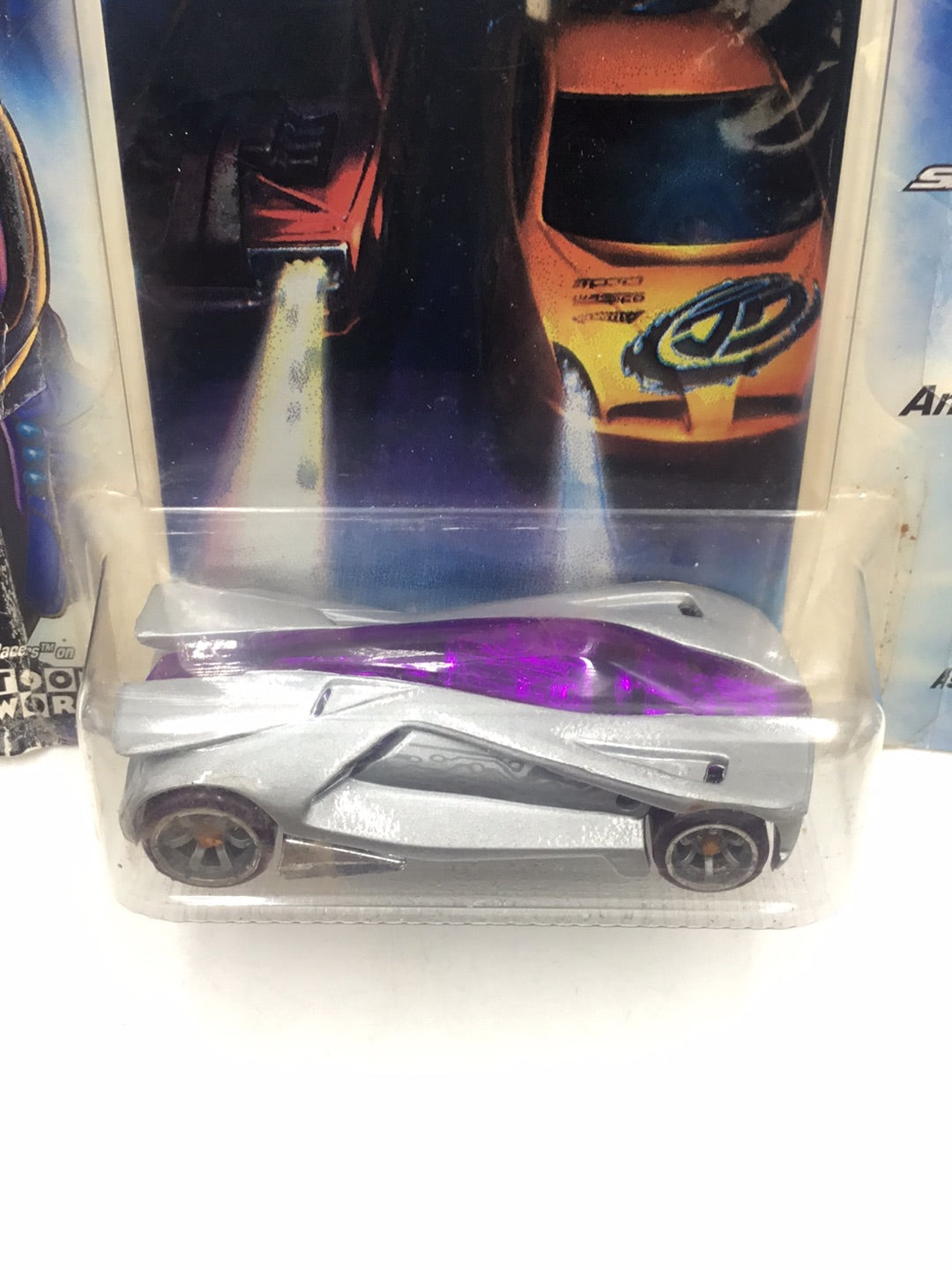 Hot wheels Acceleracers Silencerz Anthracite 3 of 9 US card Bad card carolinasdiecast