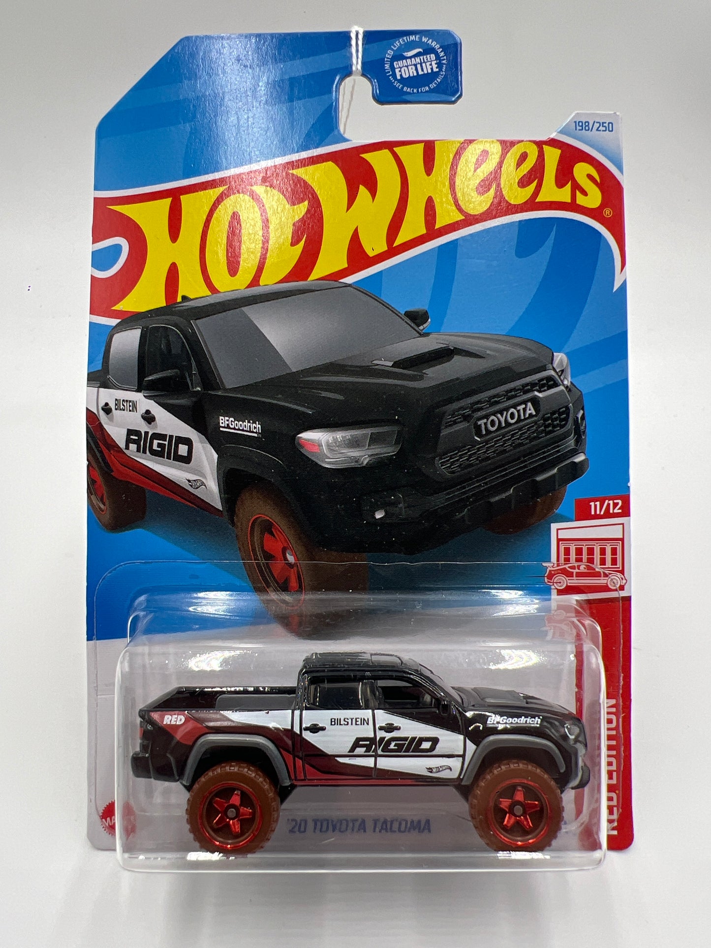 2024 Hot Wheels Target Exclusive Red Edition #198 20 Toyota Tacoma Black 149G