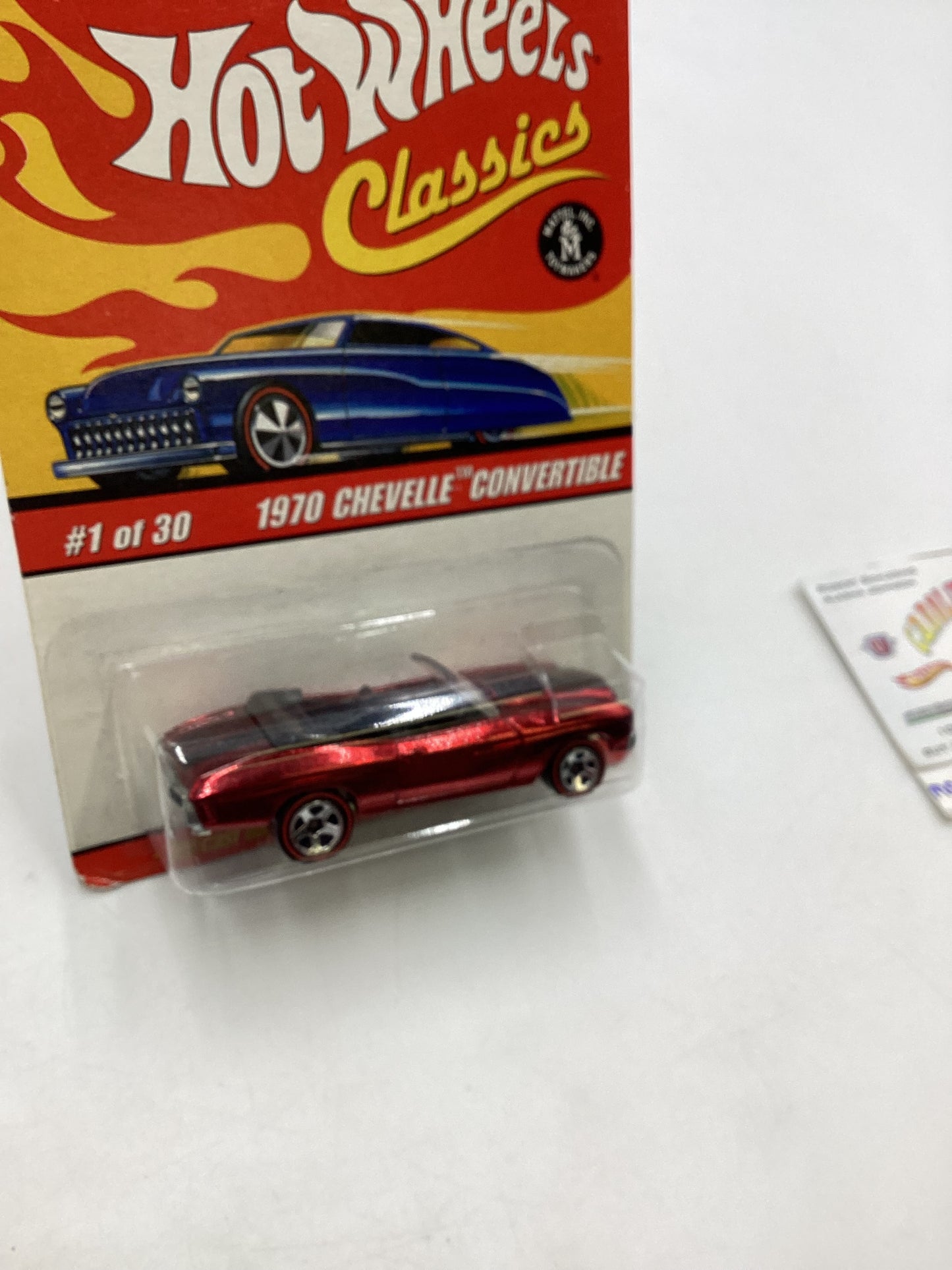 Hot Wheels Classics Series 2 #1 1970 Chevelle Convertible Red SR