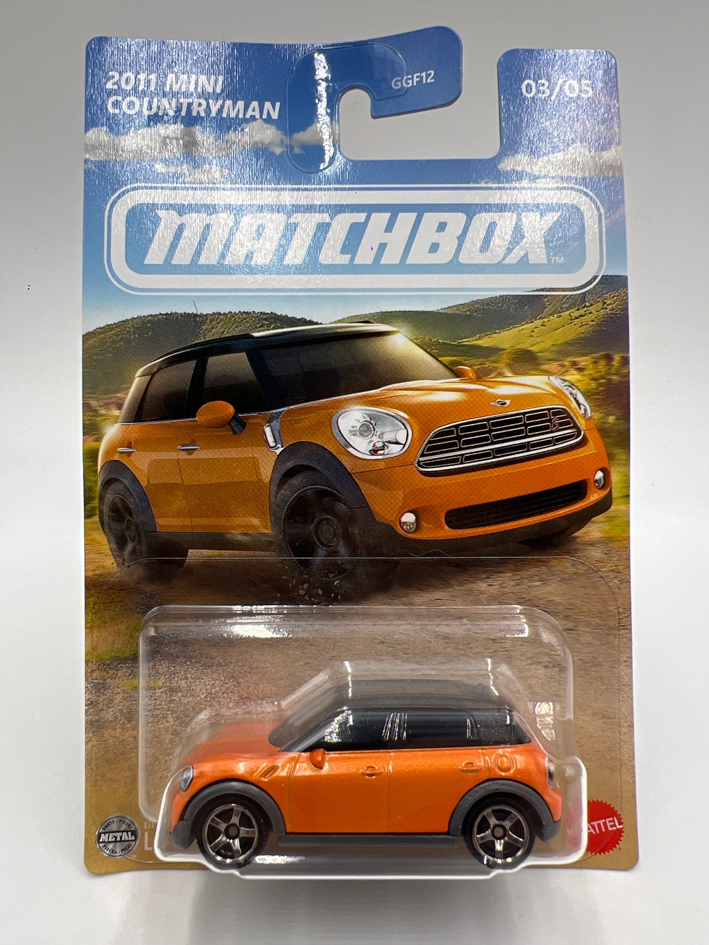 2025 Matchbox European Series #3 2011 Mini Countryman Orange 163H