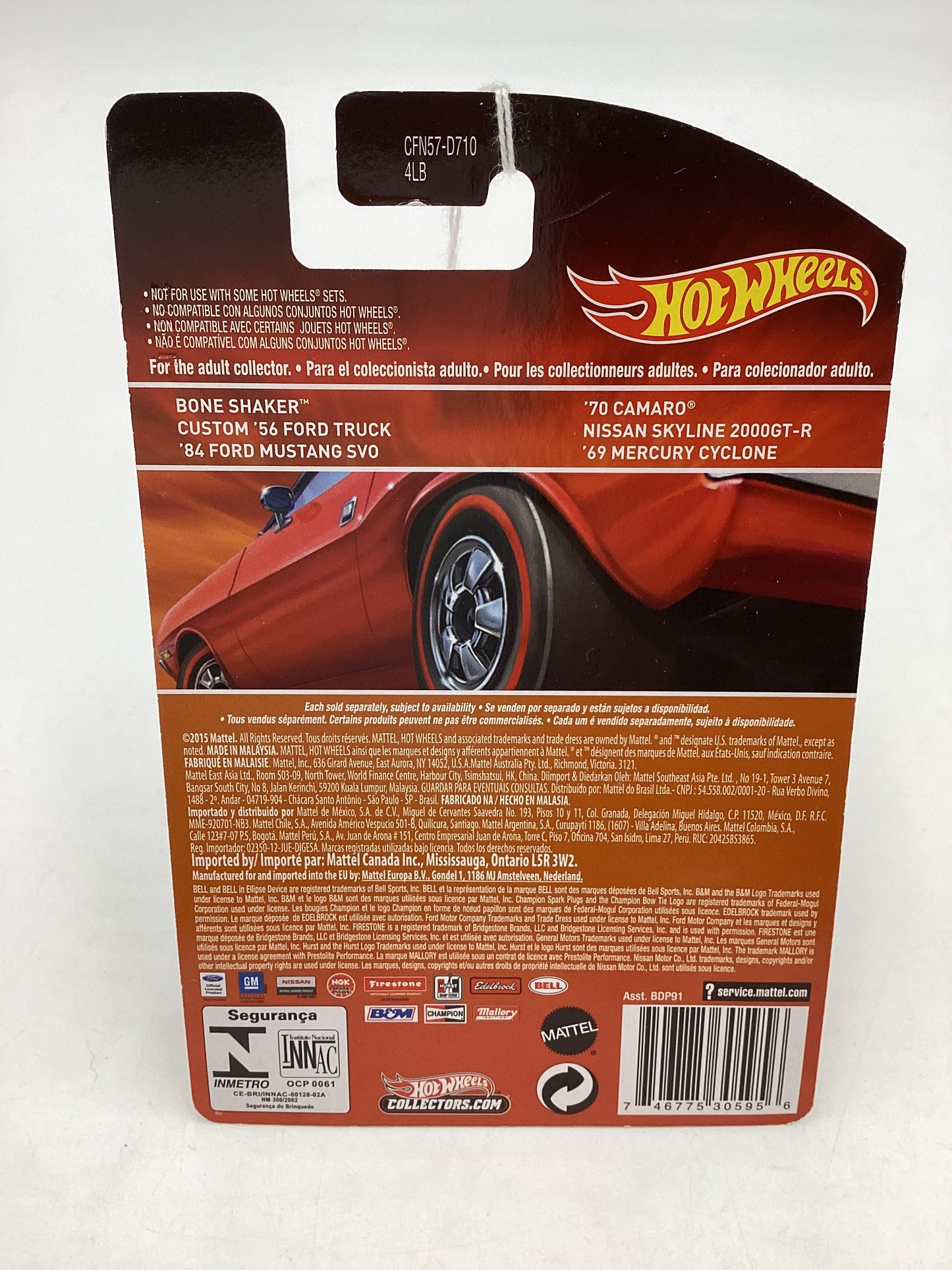 Hot wheels heritage Redline #10 70 Camaro White 161B