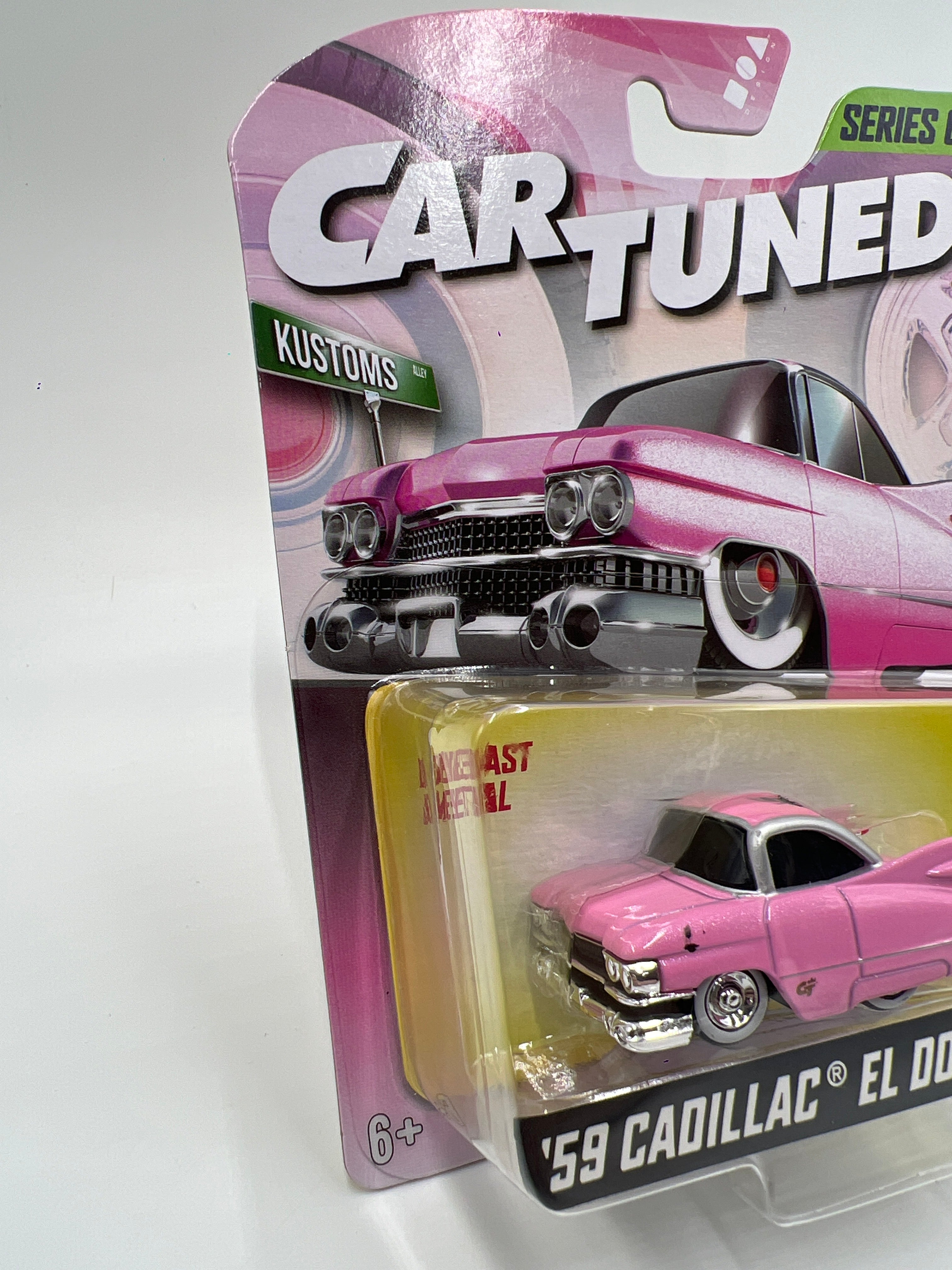 MGA Car Tuned Series 6 #6 59 Cadillac El Dorado Pink 179F