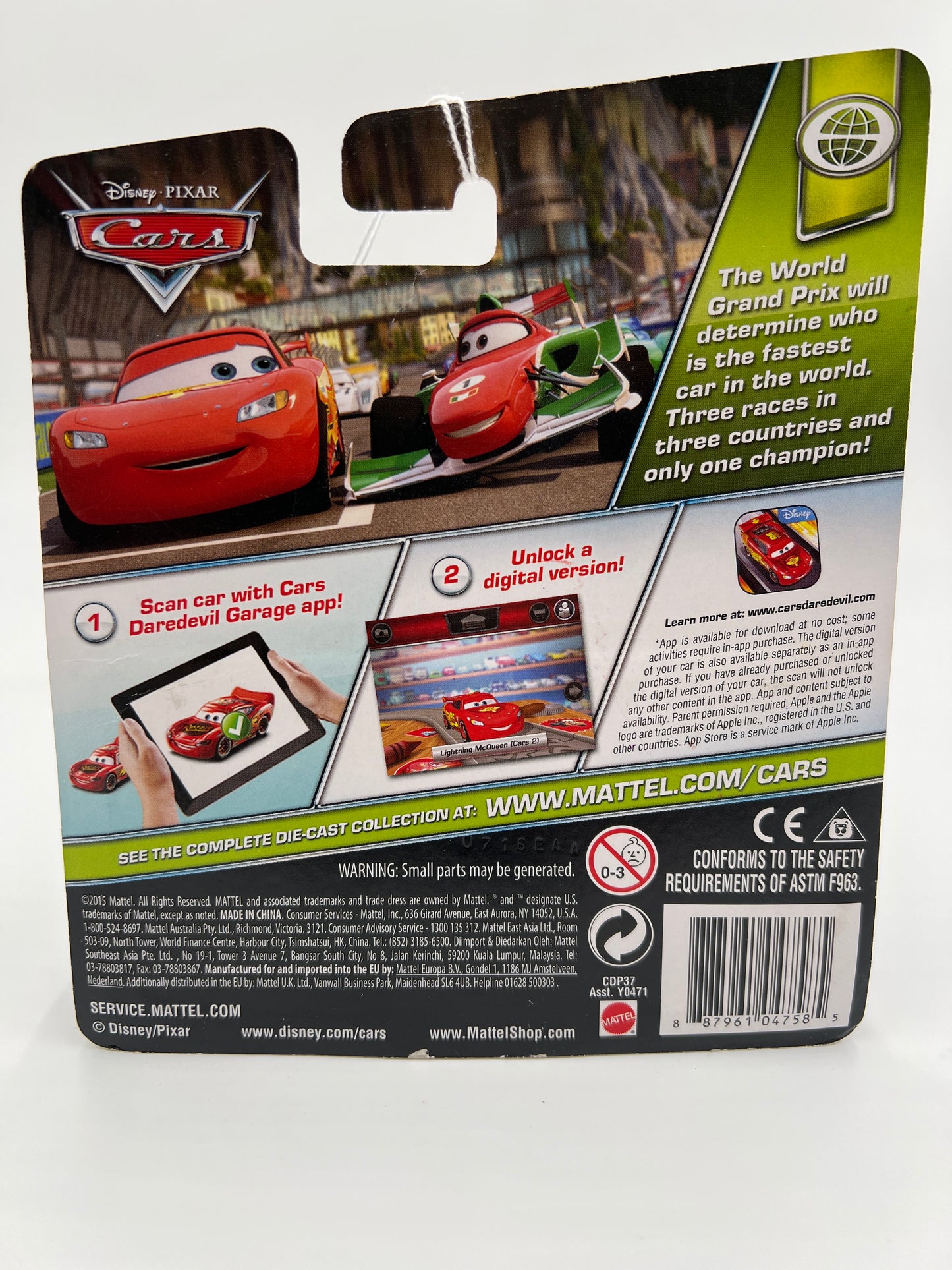 Disney Pixar Cars WGP #4 Raoul CaRoule 140C