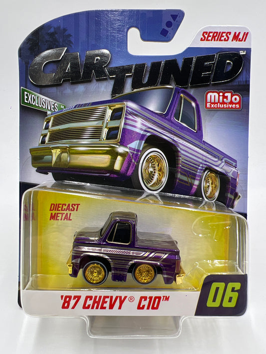 MGA Car Tuned MiJo Exclusives Series MJ1 #6 87 Chevy C10 Purple