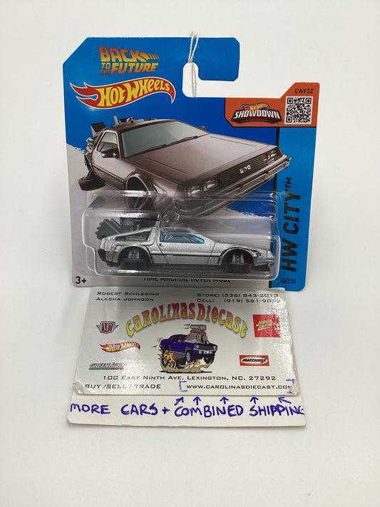 2015 Hot wheels #45 Time Machine-Hover Mode Short Card 117A