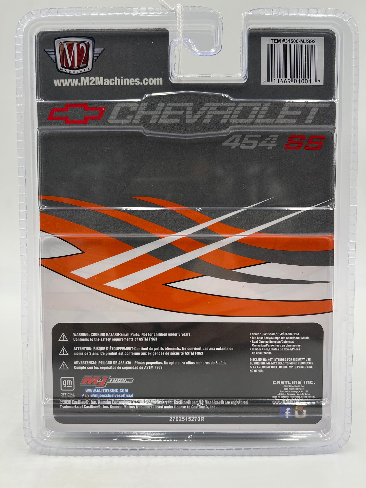 M2 Machines MiJo Exclusives CHASE 1992 Chevrolet C1500 SS 454 MJS92