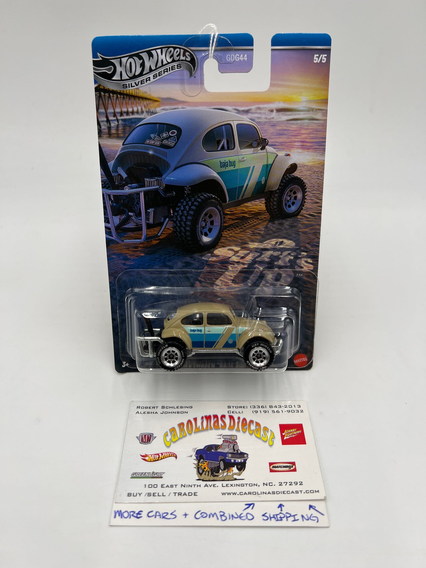 2025 HW Silver Series Surfs Up #5 Volkswagen Baja Bug Tan 152G