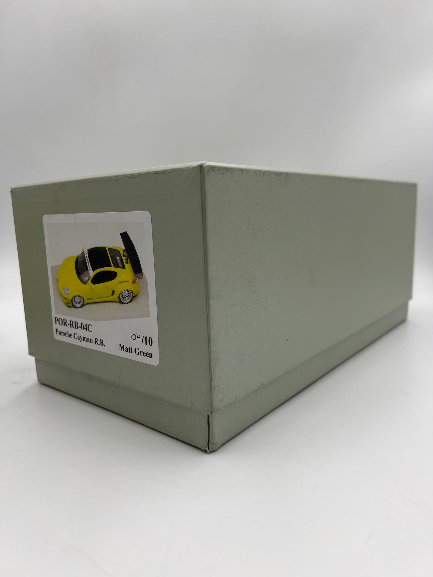 RARE #4/10 Made AutoBarn AB Models 1/18 Scale Porsche Cayman Rocket Bunny W/Box