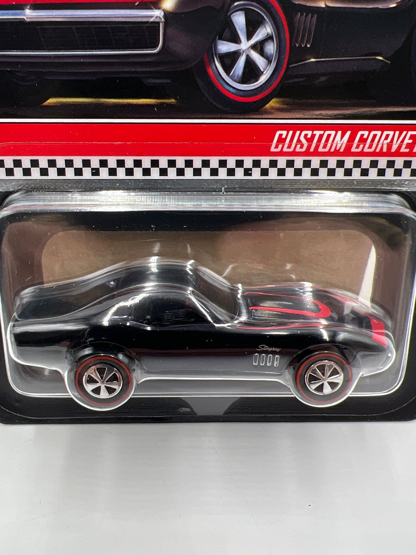 2022 Hot Wheels RLC #21307/25000 Custom Corvette Black W/Protector