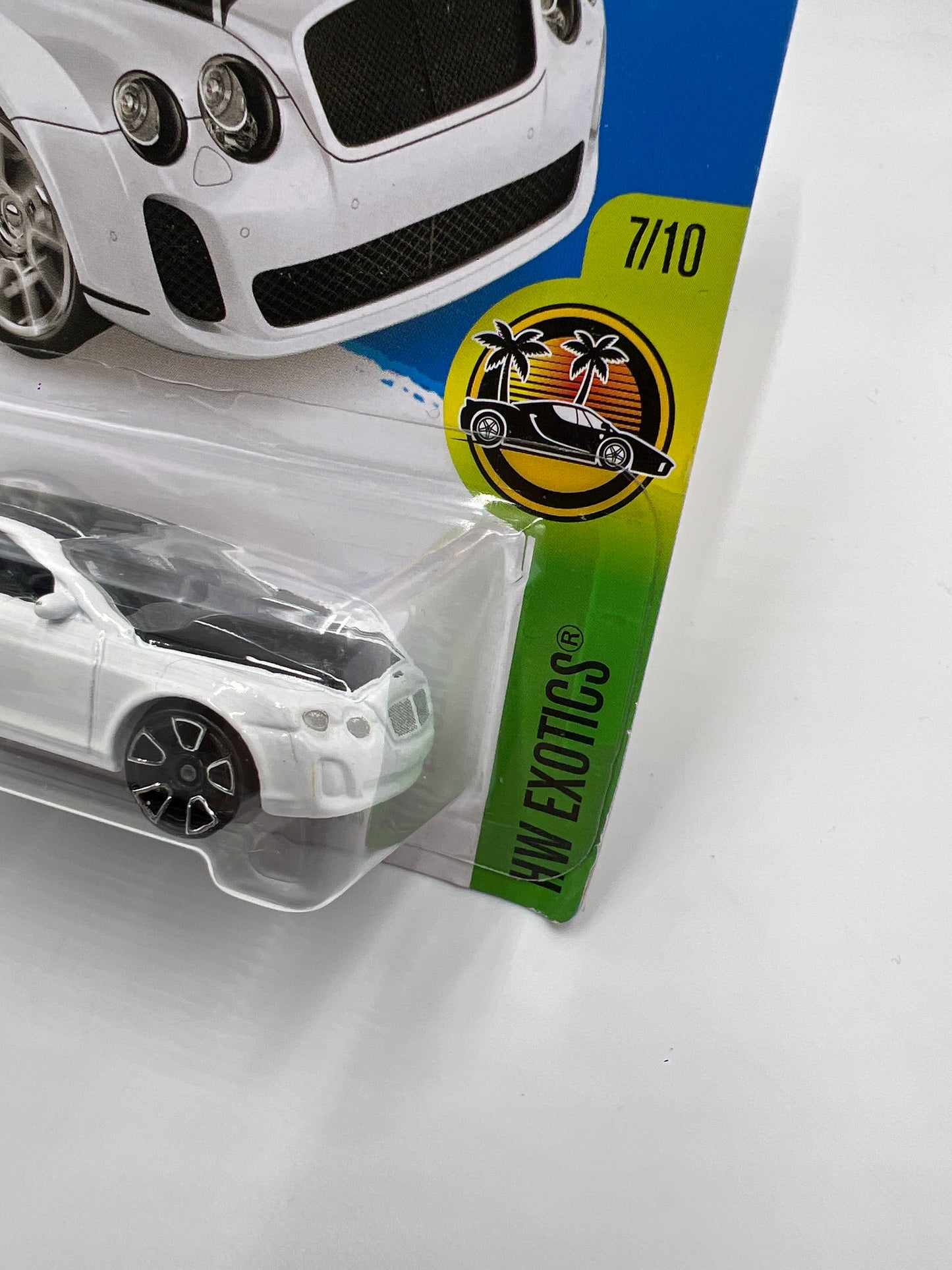 2016 Hot Wheels Exotics #77 Bentley Continental Supersports White 63B