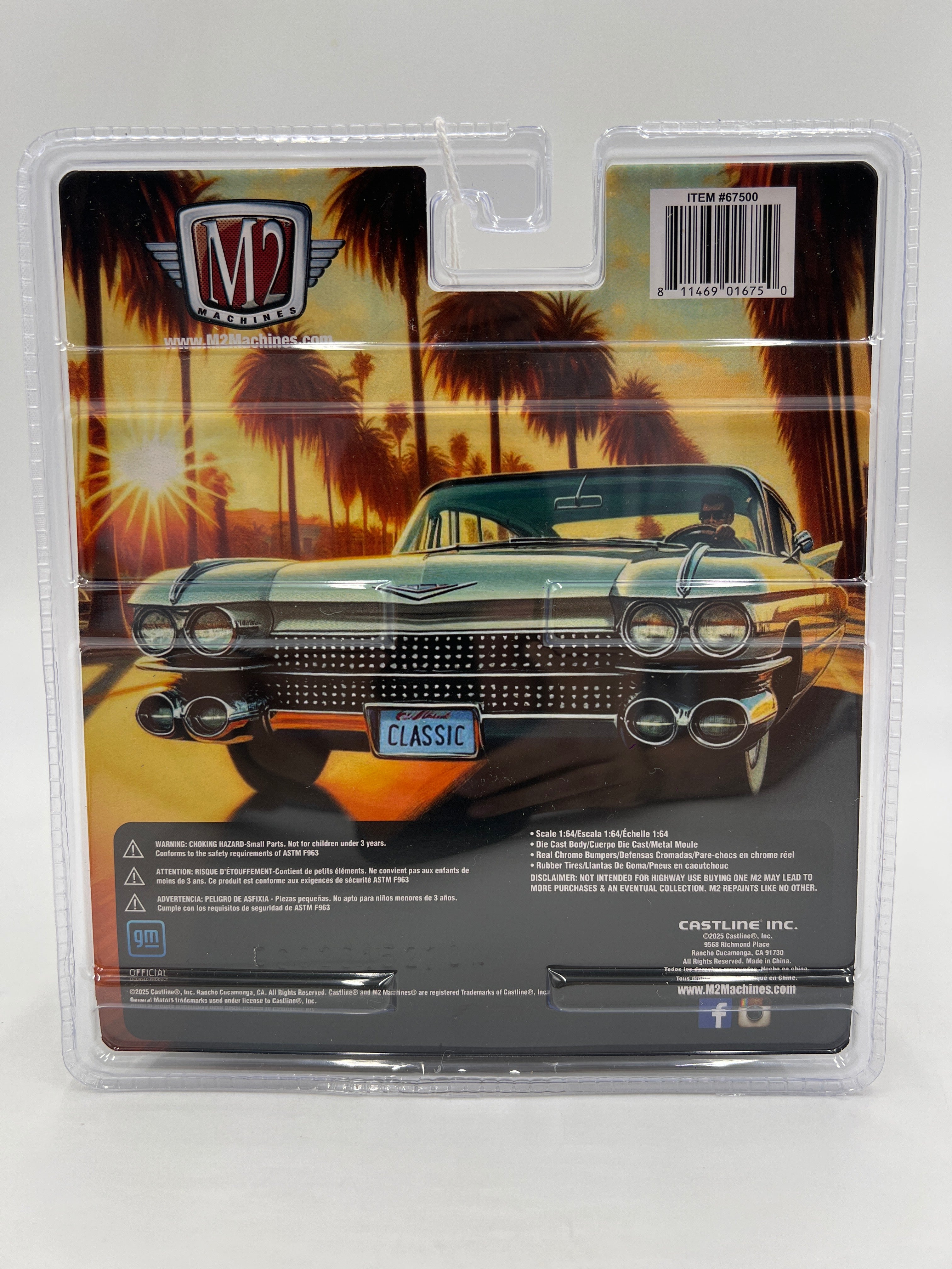 2025 M2 Machines Diorama CHASE 1959 Cadillac Series 62 R14