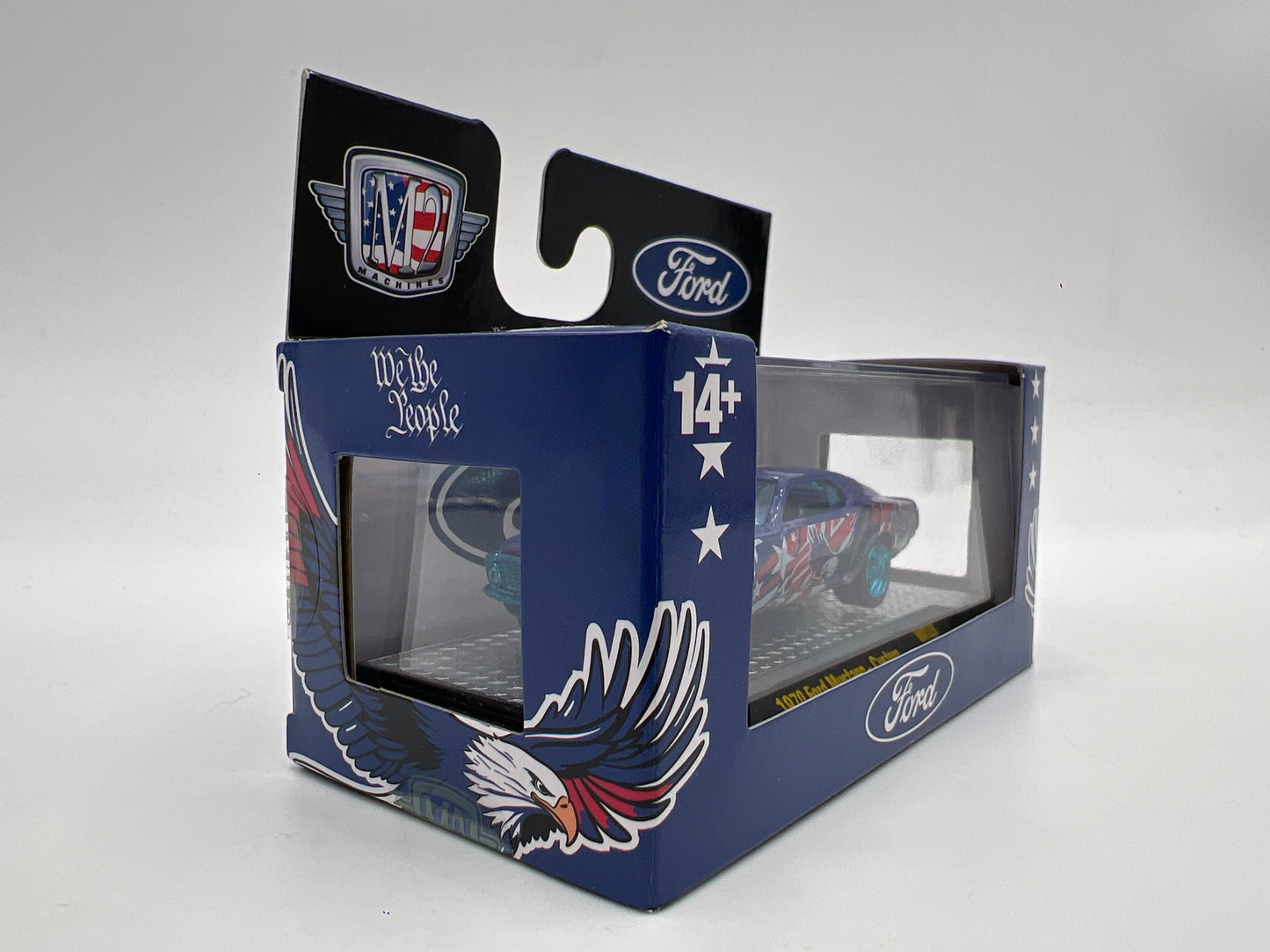 M2 Machines Walmart Exclusive CHASE 1970 Ford Mustang Custom Blue WMTS20