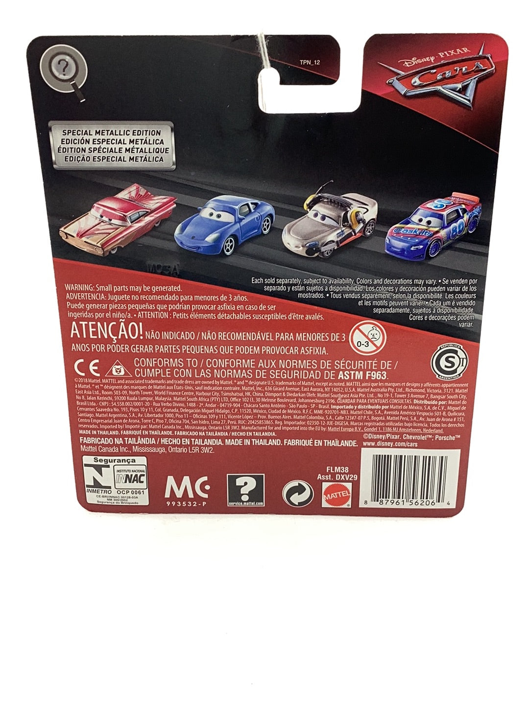 Disney Pixar Cars Scavenger Hunt series Metallic Marilyn Chase 140A