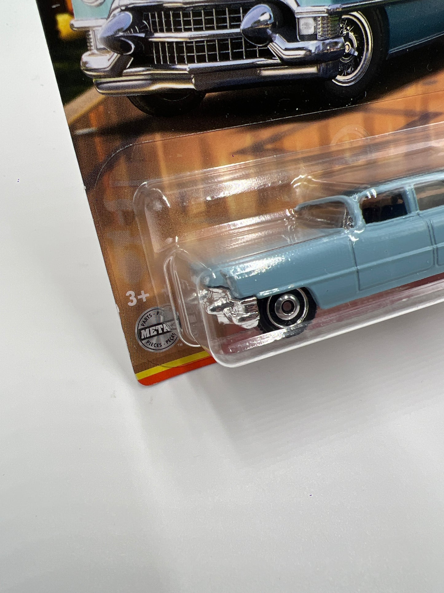 Matchbox Cadillac Series #9 55 Cadillac Fleetwood Light Blue 164E