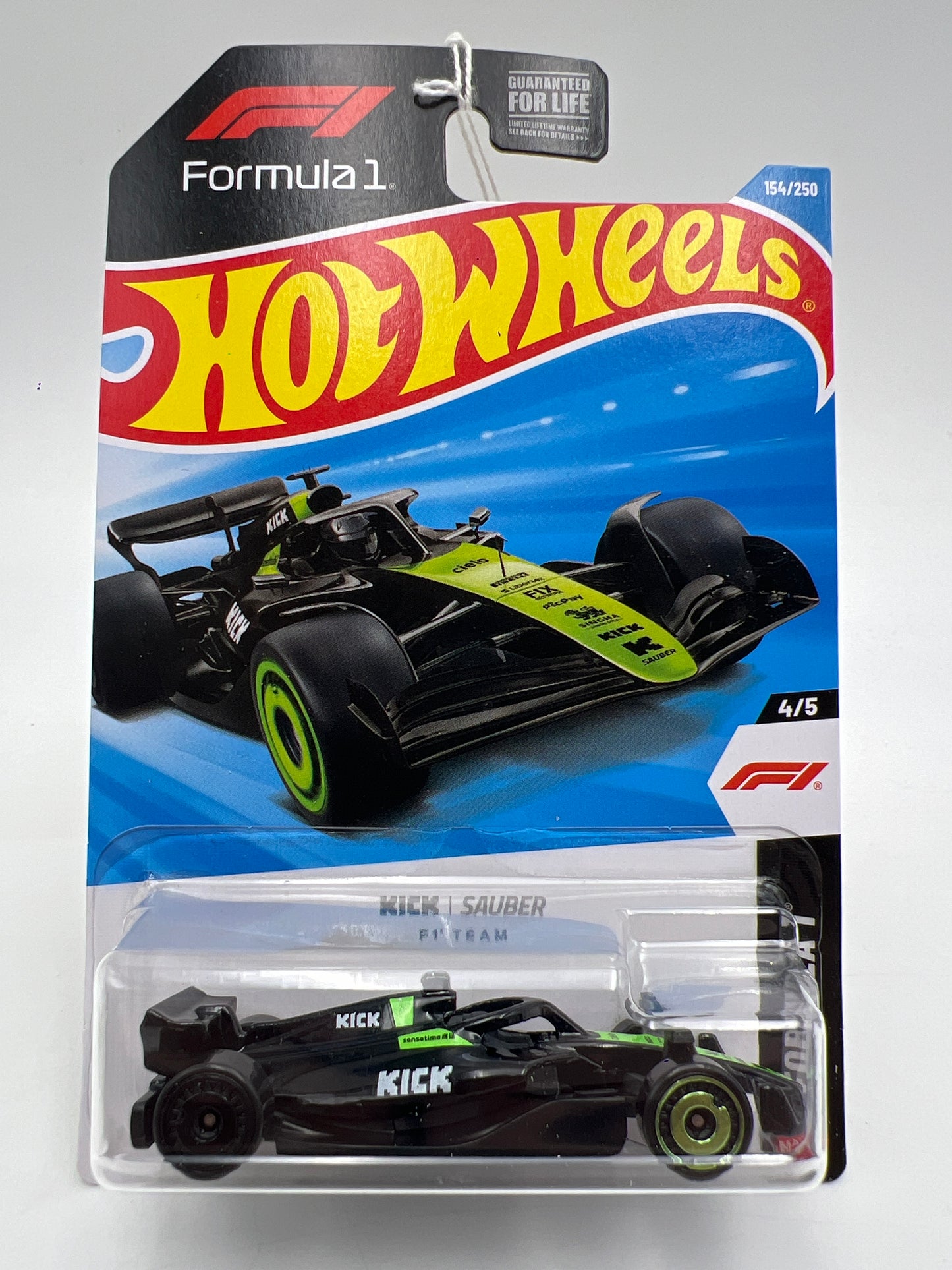 2026 Hot Wheels H Case #154 Formula 1 Kick Sauber F1 Team SR