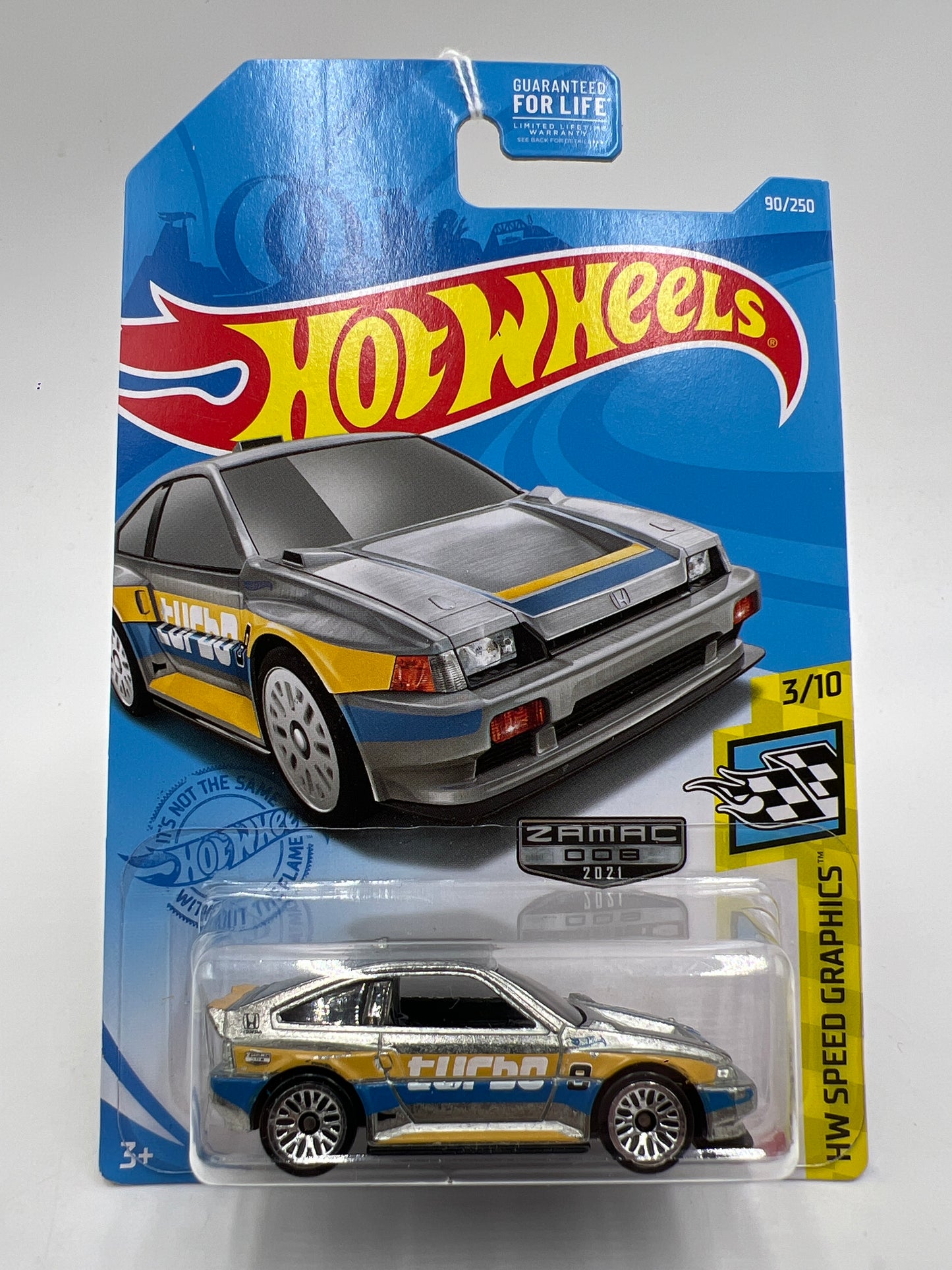 2021 Hot Wheels Walmart Exclusive Zamac 8 #90 1985 Honda CR-X 147i