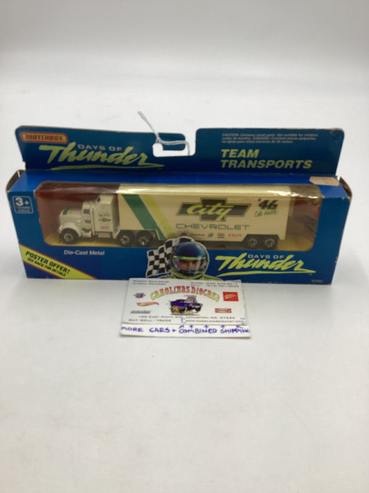 Matchbox Days of Thunder #32560 Team Transports City Chevrolet SR