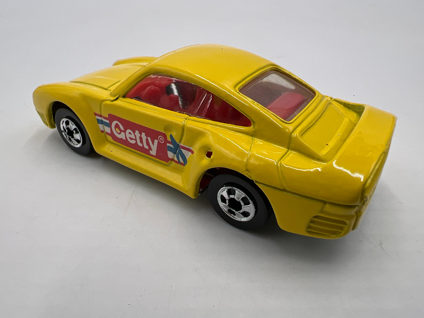 Hot Wheels 1991 Getty Promo Porsche 959 Yellow Loose