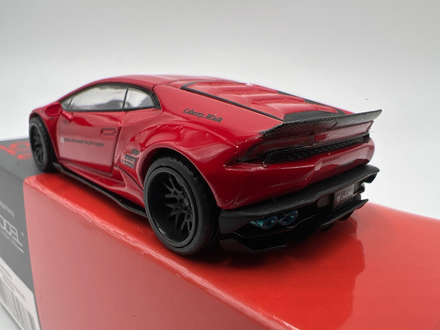 Mini GT Mijo Exclusives #375 LB Works Lamborghini Huracan Red