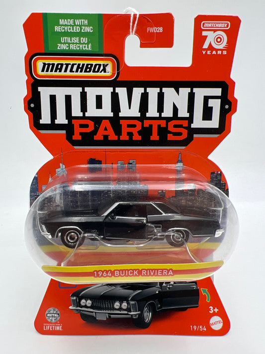 Matchbox Moving Parts #19 1964 Buick Riviera Black