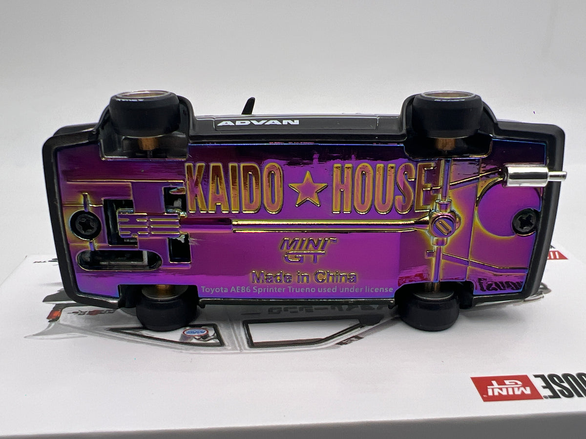 Mini GT Kaido House #218 Toyota Sprinter Trueno Kaido Street V2 Silver